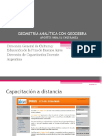 Aportes Enseñanza Geogebra