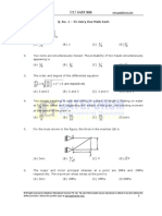 (Entrance-Exam - Net) - GATE Civil Engineering Sample Paper 1