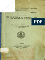 HUTTMANN, Maude A. The Establishment of Christianianity and The Proscription of Paganism (V. LX, Nº 2, Columbia, 1914)