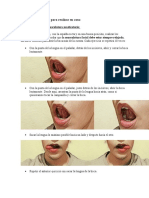 EJERCICIOS Articulacion Temporomandibular