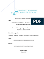 Tema: "Uniones Magnéticas Aplicadas Al Diseño de Mobiliario para Exhibición "