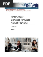 Firepower Services For Cisco Asa (Fpsasa) : Lab Guide