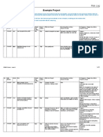 Example Project: Risk Log