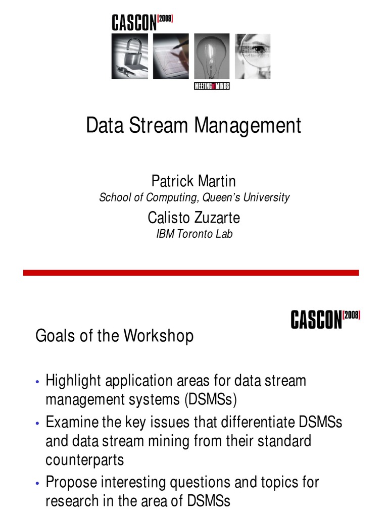Overview of Data Stream Management Systems | PDF | Information ...