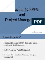 Introduction To PMP® and Project Management: by Jeganathan Velu, CAPM