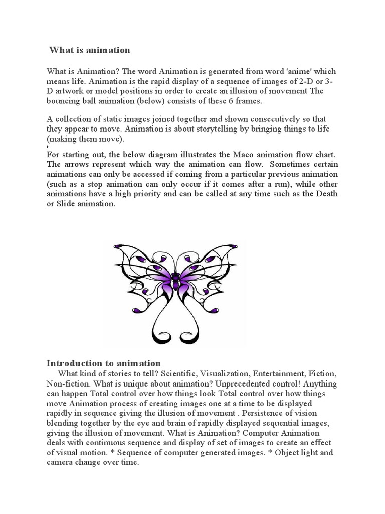 Animation PDF PDF Animation Computer Animation