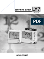 LCD Weekly / Yearly Time Switch: Manual