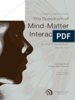 The Spectrum of Mind-Matter Interactions: Abstracts of Presented Papers