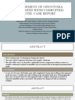 Management of Odontoma Associated With Unerupted Tooth Case Report