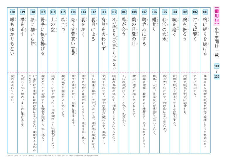 慣用句一覧小学生低学年 | 慣用句 小学生向け – DSJM