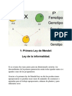 Las Leyes de Mendel y Sus Aplicaciones en La Actualidad.