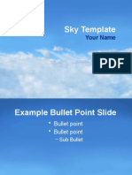 Sky Template: Your Name