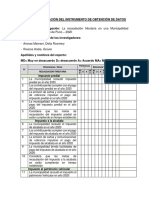 Matriz de Validación 2