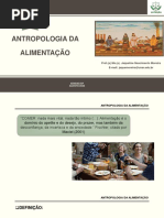 Aula 2 - Antropologia da Alimentação