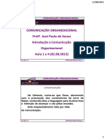 1-4 Comunicação Organizacuinal José Paulo