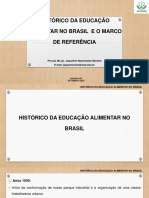 Aula 3 - Histórico Da Educação Alimentar No Brasil e Marco de Referência