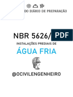 Resumão NBR 5626 Ág Fria