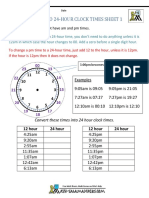 Convert 12-hour to 24-hour clock times