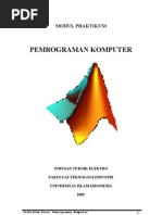Download modulpraktpemrogramanmatlab by arviantoc SN50767572 doc pdf
