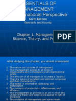 Chapter 1. Management: Science, Theory, and Practice