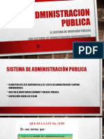 adm publica sistema de adm gubernamental