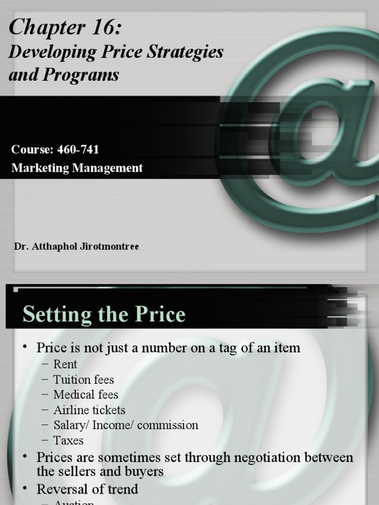 Price Strategies in Marketing Management | PDF | Demand | Price ...