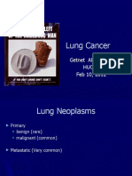 Lung Cancer: Getnet Alemu, MD Huchs Feb 10, 2012