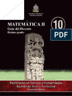 Mat II - 10mo Guía Del Docente