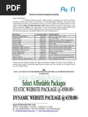 Website Proposal
