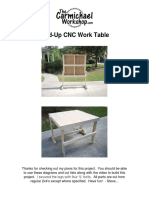 Fold Up CNC Work Table by The Carmichael Workshop
