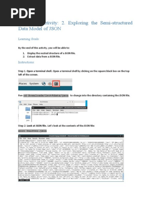 HandsOn 1. JSON Data