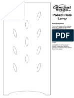 Pocket Hole Lamp Pattern
