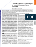 Linking functional diversity and social actor strategies in a framework for interdisciplinary analysis of nature’s benefits to society