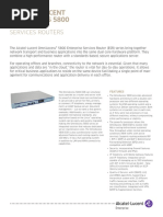 Alcatel-Lucent Omniaccess 5800: Enterprise Services Routers