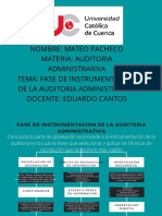 fASE DE INSTRUMENTACION DE LA AUDITORIA ADMINISTRATIVA