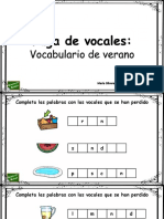 Fuga Vocales Verano