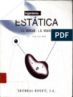 Mecánica para Ingenieros - Estática - J. L. Meriam - L. G. Kraige (3ra Edición)