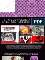 Crisis de violencia 1980-2000 Perú