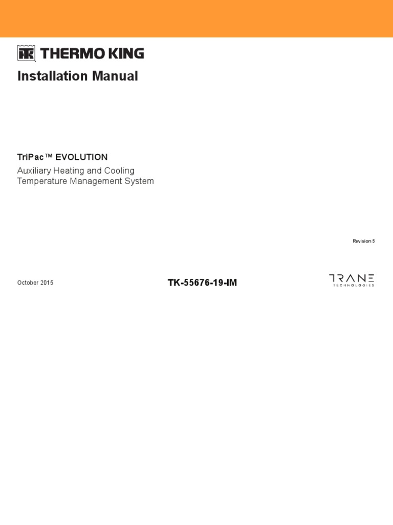 TriPac Evolution Installation Manual PDF Air Conditioning Pipe