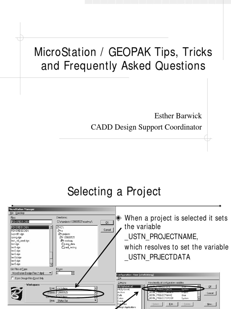 MicroStation GEOPAK Tips & Tricks | PDF | C (Programming Language ...