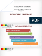 AUTORIDADES ELECTORALES Diapositivas