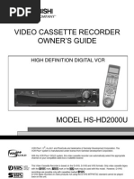 Download mitsubishi hs-hd2000u manual by Dialogueguy SN50771804 doc pdf