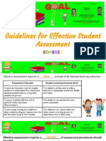 Guidelines For Effective Student Assessment