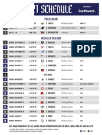 2021 Ravens Schedule