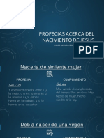 Profecias Acerca Del Nacimiento de Jesus