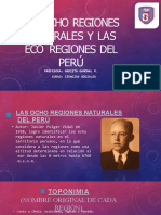 Las Ocho Regiones Naturales y Las Eco Regiones Del Perú-3ro Marieta