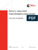 Salud Salud y y Seguridad Seguridad: Grupos Electrógenos y Equipo Asociado