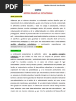 Ensayo Sobre Enfoque Gerencial