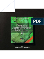 Libro Derecho Administrativo - Parte Especial - Tomo II - CALDERON MORALES, Hugo