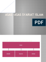 Asas - Asas Syariat Islam